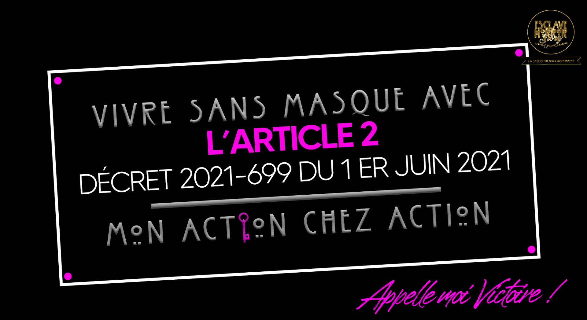 Sacrée Loralÿ : Esclave Horror Story dans toute sa splendeur : A voir sans modération. Toujours avec la participation de Maître Fortabat-Labatut Mon-action-chez-action